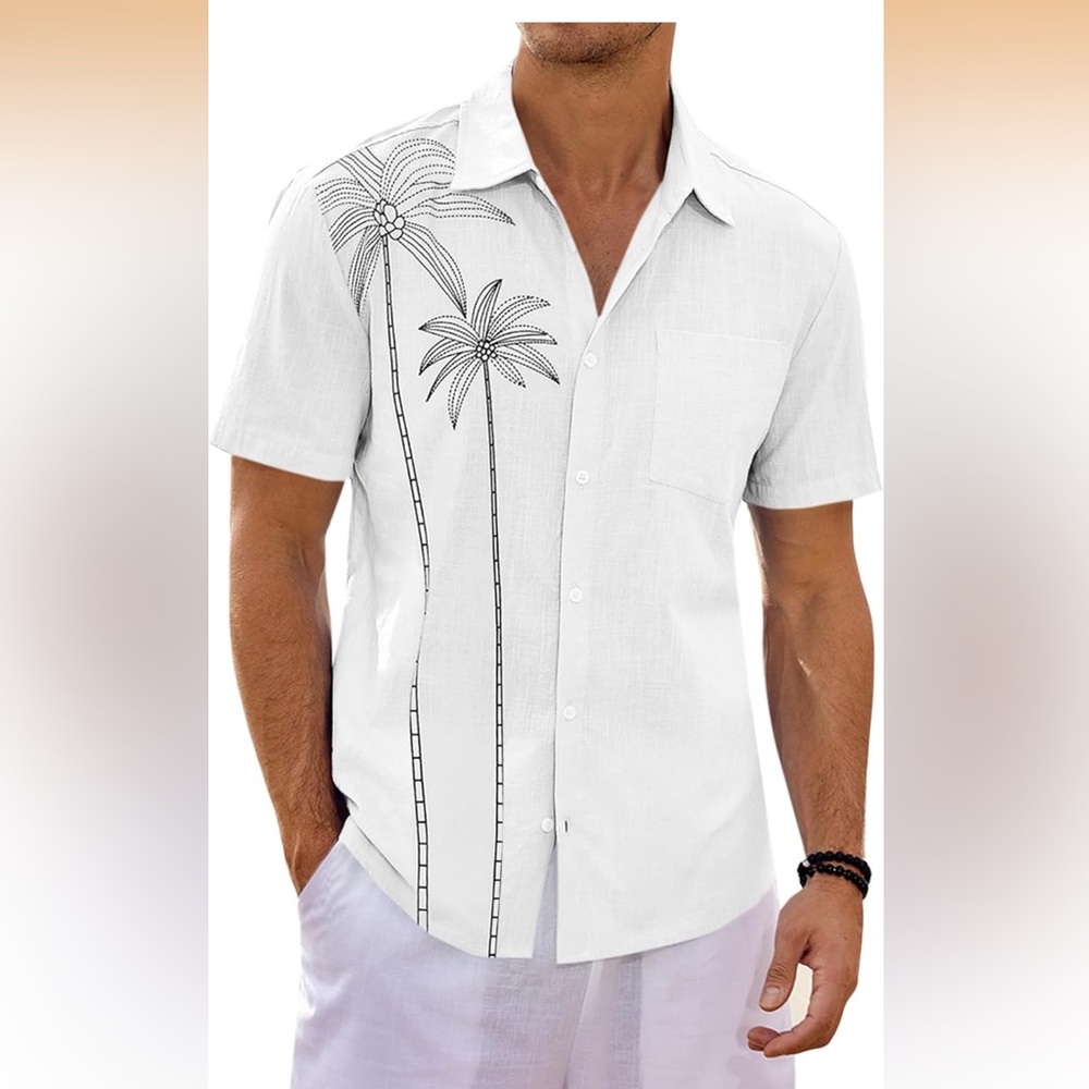 RUNCATI Short Sleeve Button Down Shirt